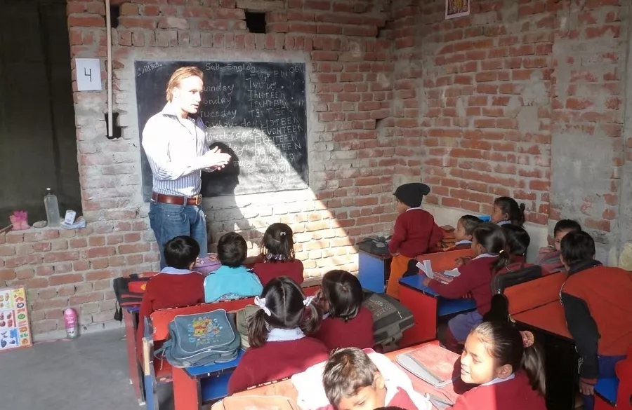 Classroom teaching in Jaipur